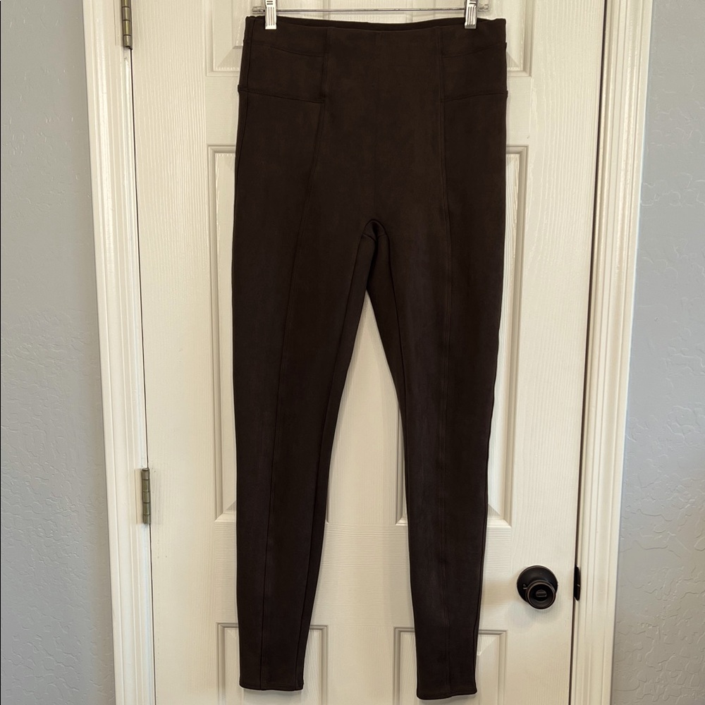 Women's Dark Brown Ponte Leggings